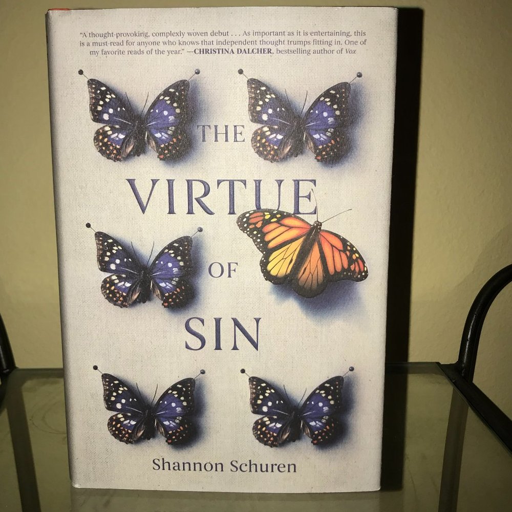 The Virtue of Sin By Shannon Schuren Hardcover Novel
